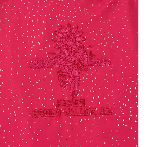 Monterey Club Pink Sparkle Sleeveless Vest Size Small Haven Green Valley AZ - Picture 5 of 8